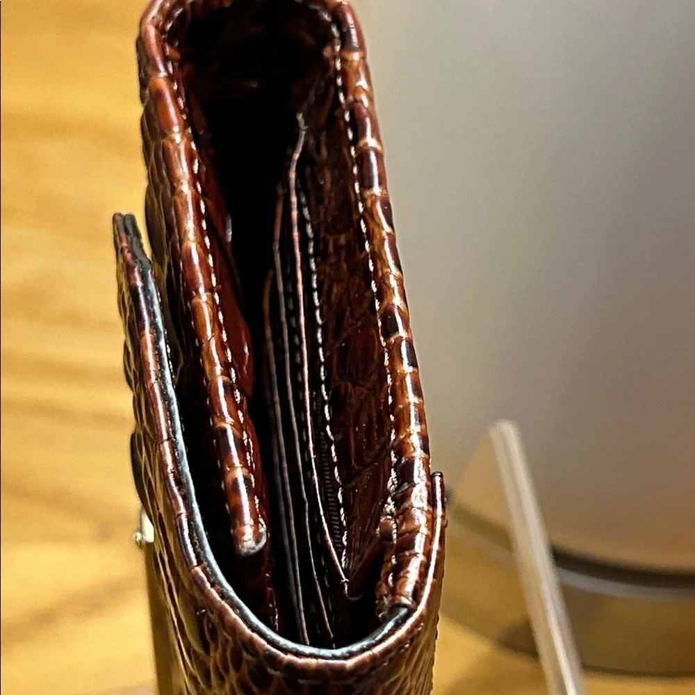 Brahmin Pecan Checkbook Wallet NWOT